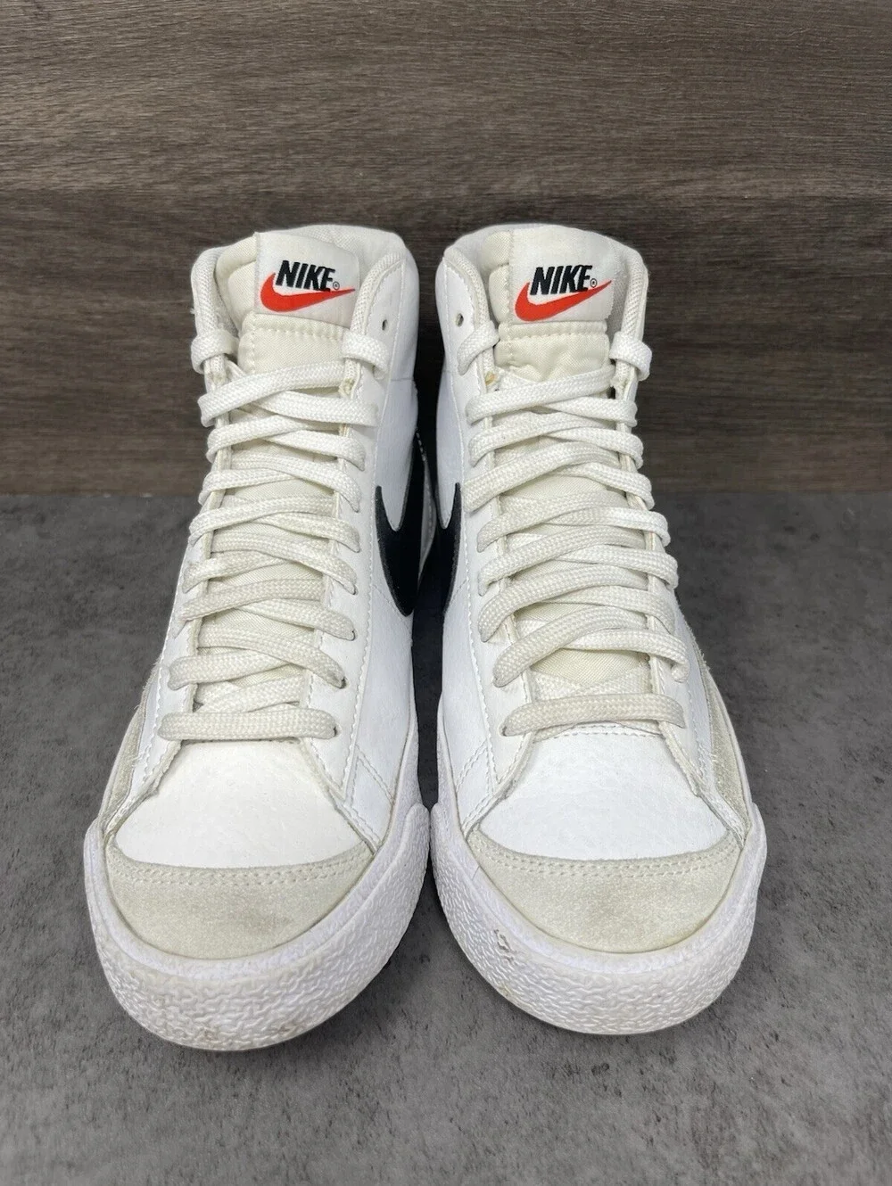 Nike Blazer Mid 77 Vintage Kids Size 6Y White Black Casual Sneakers